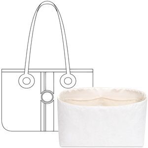 1273 Tote Bag Organizer Insert for MOYNAT Toile Tote MM Handbag,Custom Fit